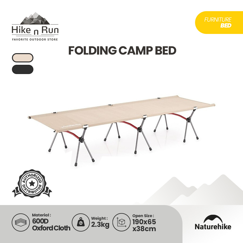 Naturehike XJC04 NH19JJ006 Kasur Lipat Folding Camp Bed