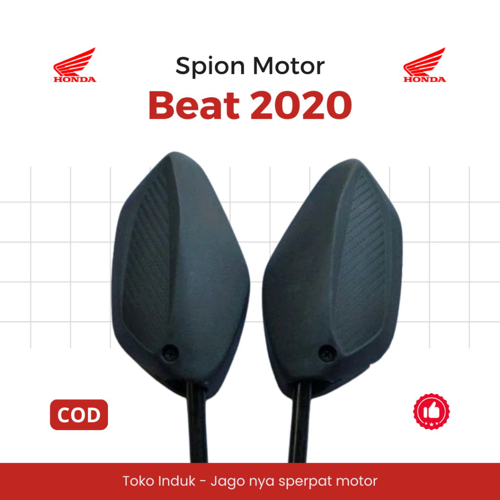 Kaca Spion Honda Beat Deluxe Street New Led 2020 2021 2022 Model Standart
