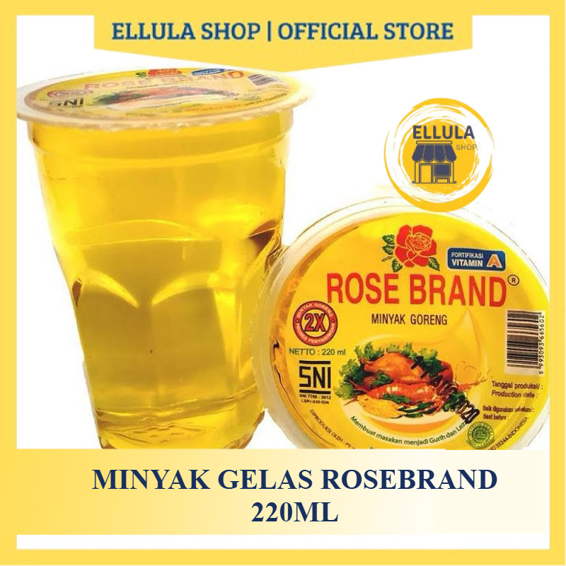 

ELLULA Shop - Rose Brand Minyak Gelas (220 ml)
