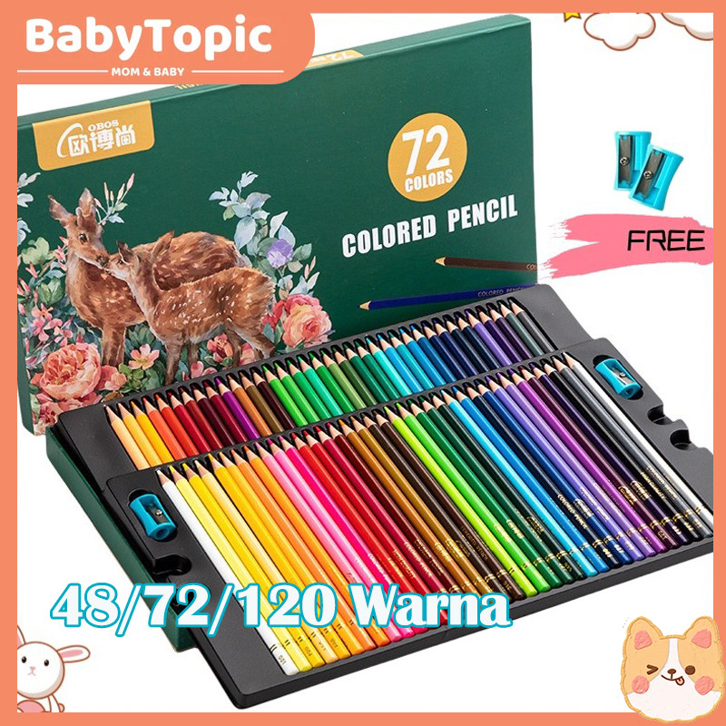 

【COD】48/72/120 Warna High Grade Oil Pencil Color Pensil Warna Minyak