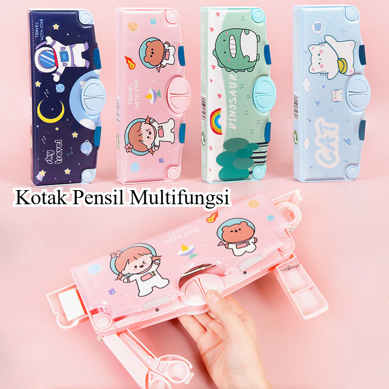 

Kotak Pensil Multifungsi Anak Tempat Pensil Multifungsi Lengkap Tulis Sekolah