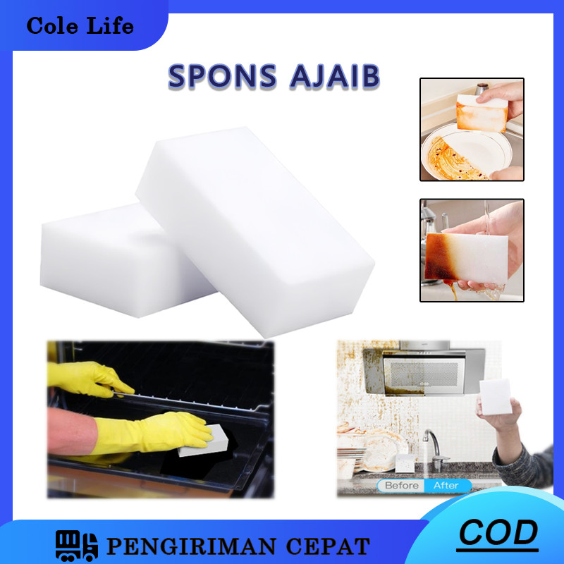 Spons Ajaib Spons Busa Ajaib Spons Busa Nano Spons Pencuci Piring Melamin