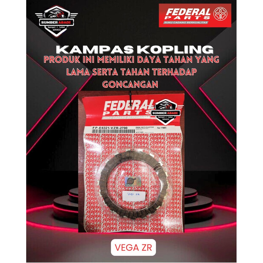 Federal Kampas Kopling Set Vega ZR
