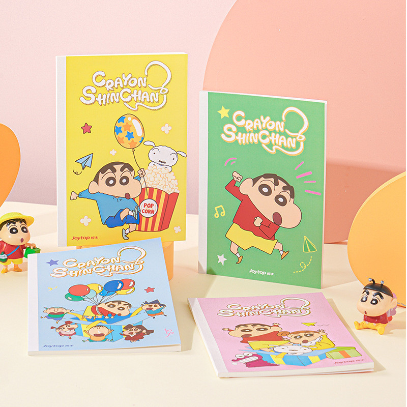 

Crayon Shin-chan cordless binder A5 size high appearance level student writing notebook, school book and art book