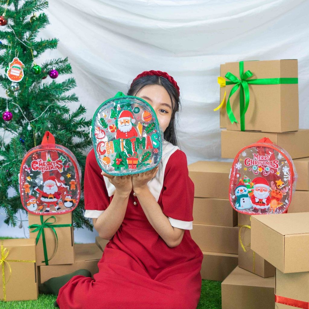 

CLEAR BAG Ready Stok Edisi Natal / Souvenir Bingkisan Natal BISA BELI SATUAN