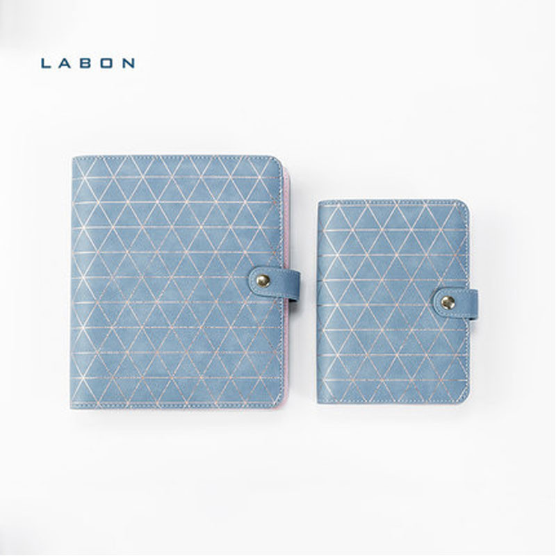

2019 Yiwi Blue Pyramid Diamond Spiral Notebook Daily Planner A6 A5 Agenda Sketchbook Personal Diary Passport