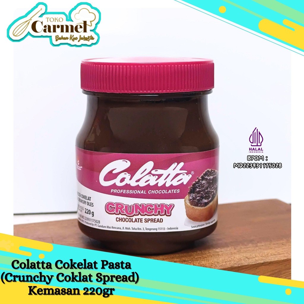 

Colatta Coklat CRUNCHY 220gr - Selai Dark Coklat