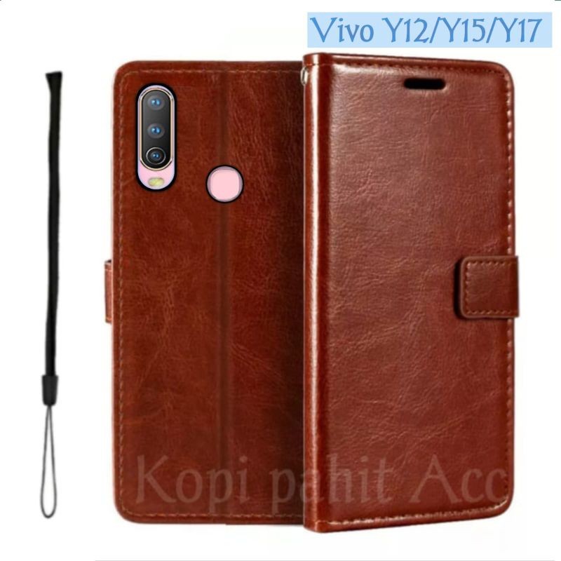 Case Untuk Hp Vivo Y17 Y15 Y12 Y12i Y11 1901 1902 1904 1906 2007 Flip Cover Wallet Sarung Hp Casing 