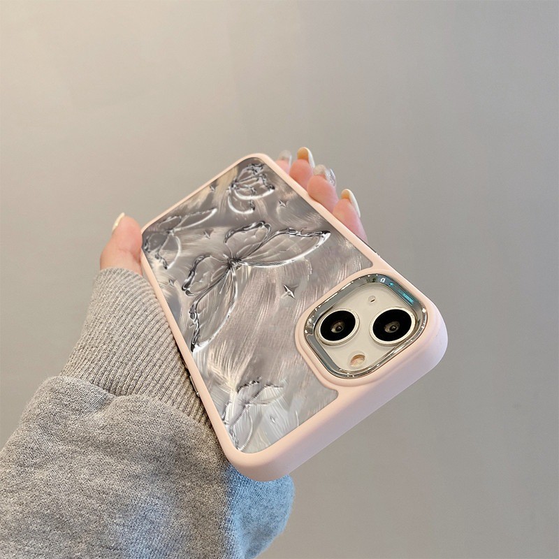 hot product lucucase butterfly case kupukupu aesthetic cute cewek casing hp iphone 11 12 13 14 15