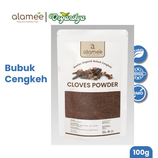 

ALAMEE Cengkeh Bubuk Clove Powder Ground Spice Murni Asli Tanpa Campuran Bumbu Organik 100g organikya