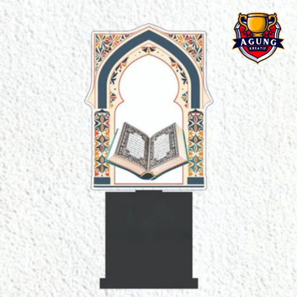 Piala Al Quran Piala Islami Akrilik Custom PIala Anak Islami Piala MTQ
