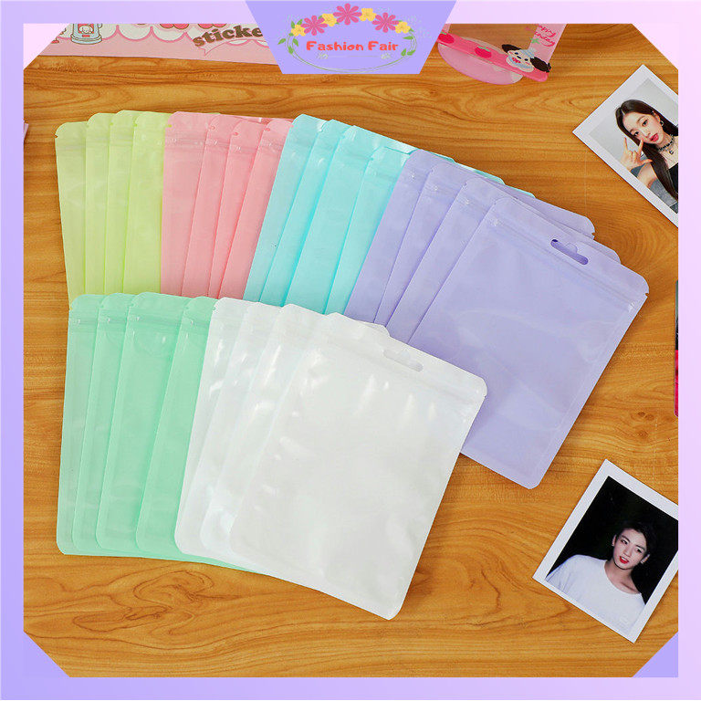 

Fashion Fair - 6590 Pouch Ziplock Warna Pastel / Kemasan Plastik Serbaguna