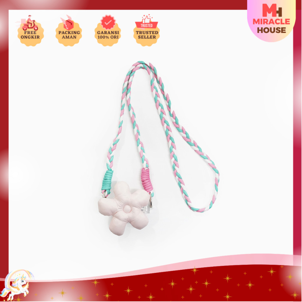 

[Gift Not For Sale] Emina Lanyard Bunga gantungan name tag