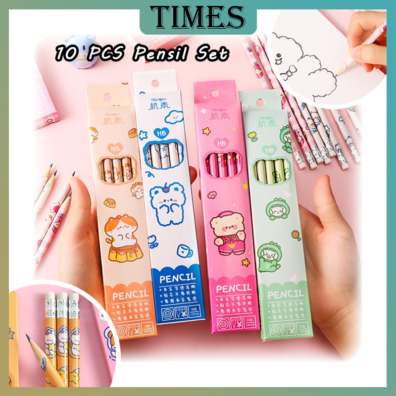 

Pensil Set Isi Banyak/Pensil Set Pack Cute/Pensil Set Alat Tulis Sekolah/Pensil HB Lucu
