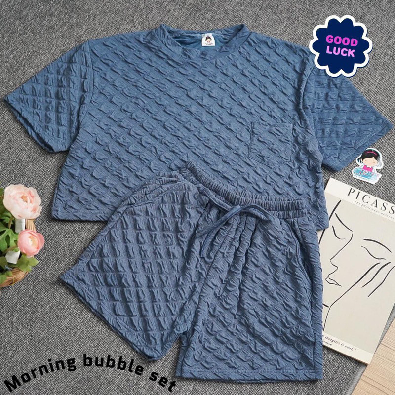 T33 - RFS FASHION WANITA MONA / MORNING BUBBLE SET / Oneset Casual Wanita Terbaru / Fashion Remaja A