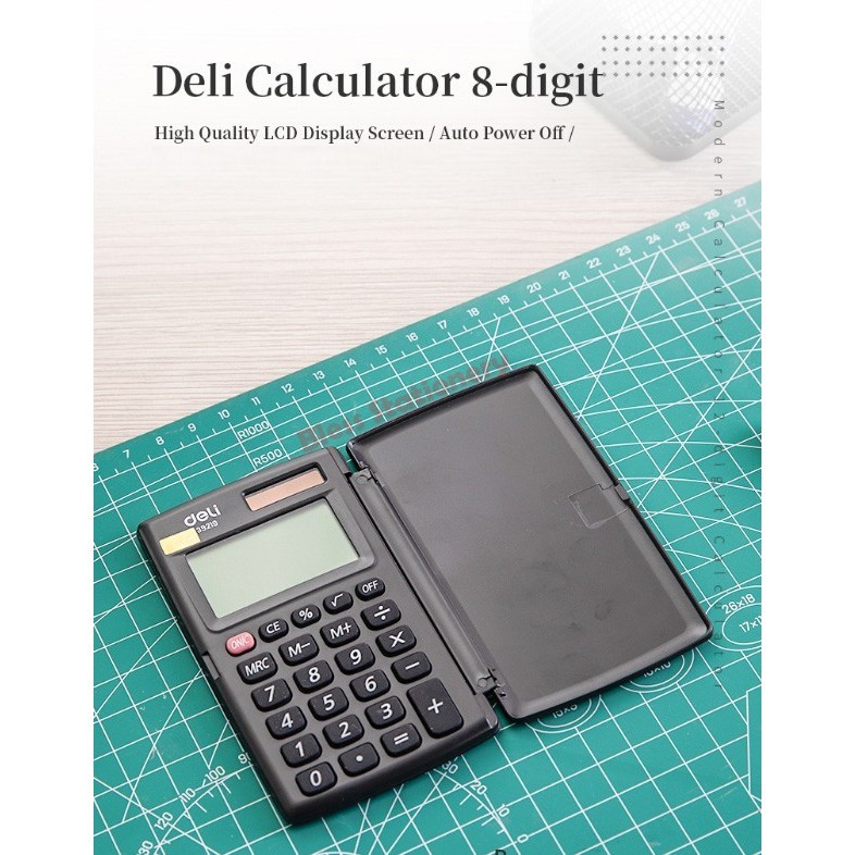 

Deli Kalkulator / Pocket Calculator 8 digits saku poket kecil E39219