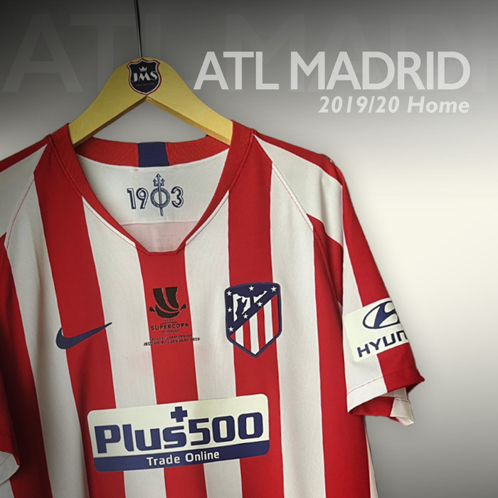 2019-20 ATLETICO MADRID HOME SHIRT KOKE #6