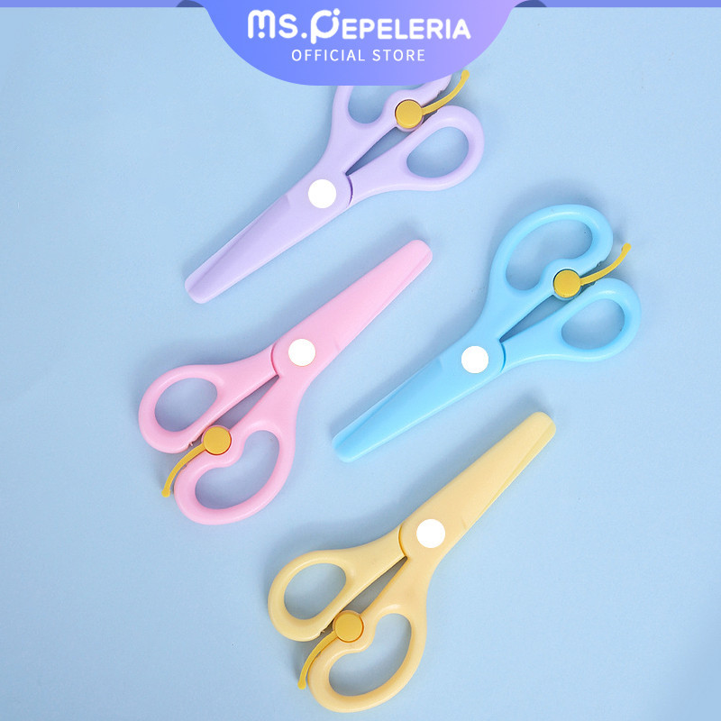 

Gunting Anak /Gunting Anak Aman Warna Macaron-Gunting Sekolah ujung tumpul aman digunakan-Ms.Pepeleria