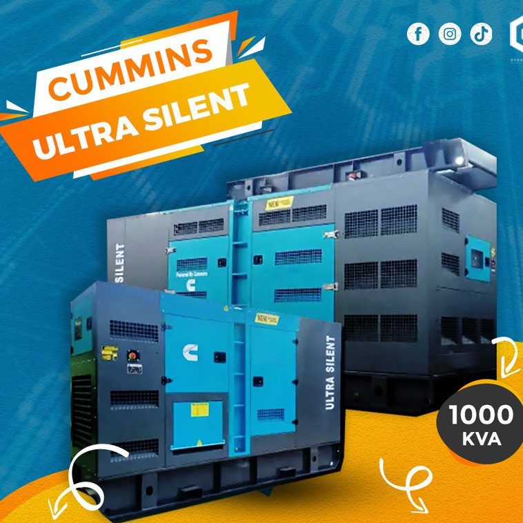 Genset Silent | 1000 KVA | Genset Diesel Cummins Ultra Silent