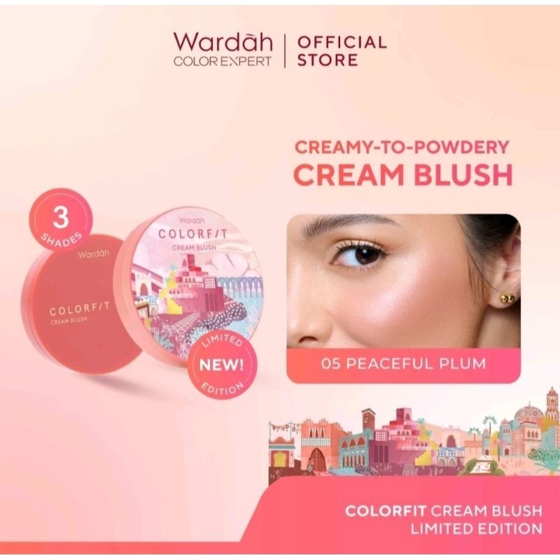 WARDAH COLORFIT CREAM BLUSH | blush on WARDAH