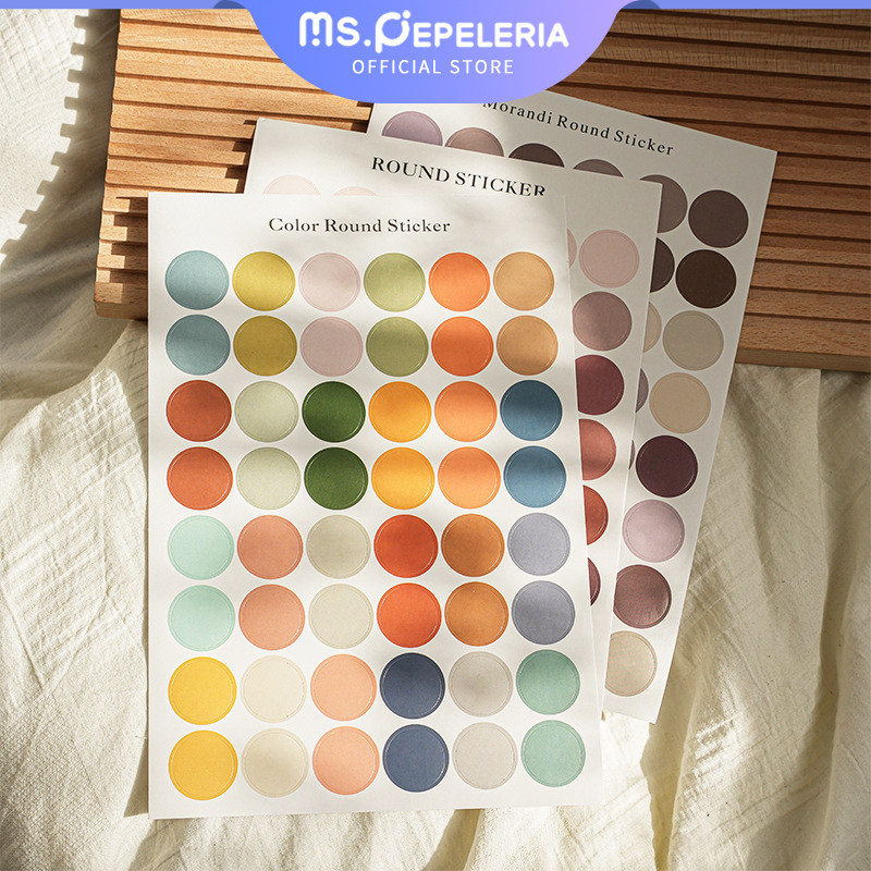 

Stiker Dot Morandi colorful Untuk Dekorasi Jurnal /Korea Selatan Ins Stiker Morandi/Stiker polka dot/stiker -Ms.Pepeleria