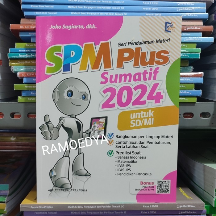 Terlaris ✨ -Buku SPM Plus Sumatif SD/MI kelas 6 Erlangga