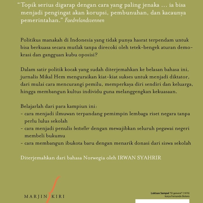 Terlaris ✨ -Kiat Menjadi Diktator: Pelajaran dari para Pemimpin Edan