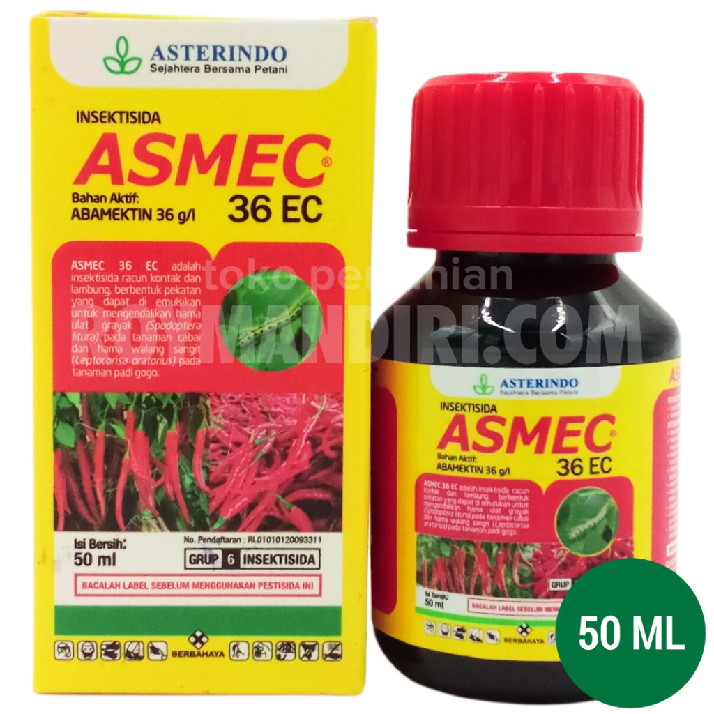 Insektisida Ulat Kutu Asmec 36EC @50 ml