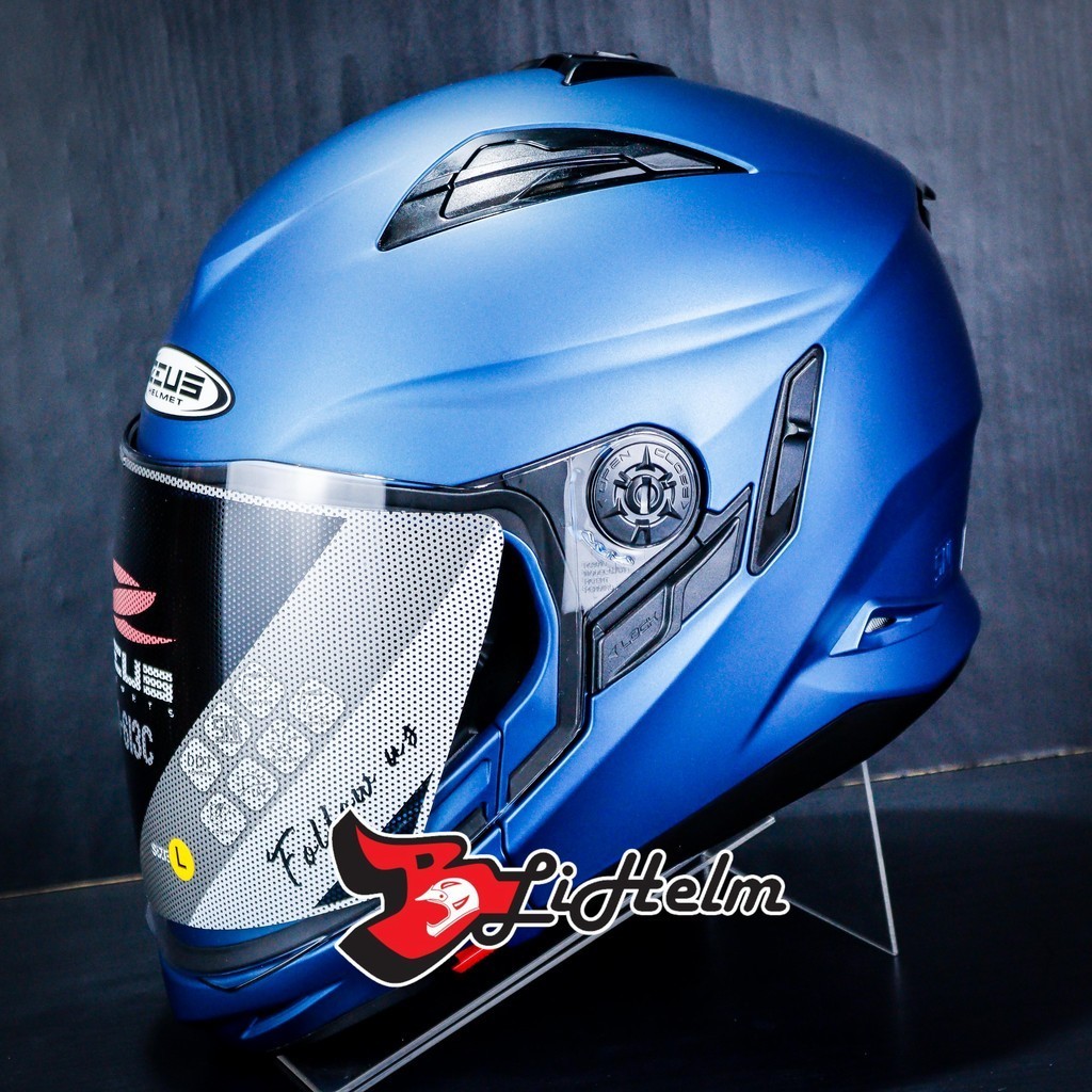 ZEUS HELM ZS613C MODULAR SOLID | MATT BLUE | ZS-613 - ZS613 C MUZZLE