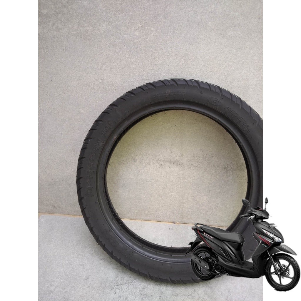 BAN VARIO 110 LED BELAKANG UKURAN 90/90 RING 14 NON TUBLES MERK FEDERAL FT 235 TERJAMIN