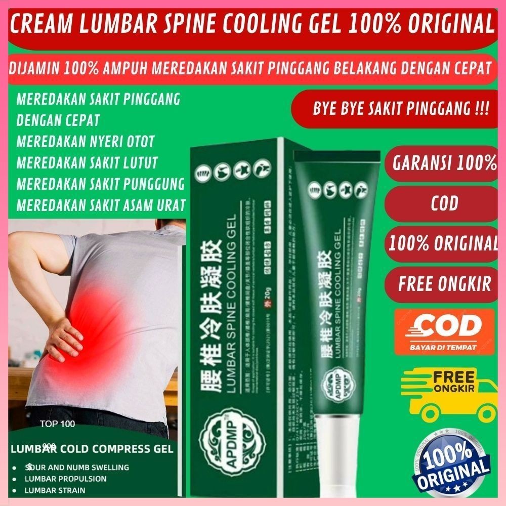Obat Cream Sakit Pinggang dan Nyeri Otot Punggung / Salep Lumbar Pereda Sakit Pinggang Nyeri Otot da