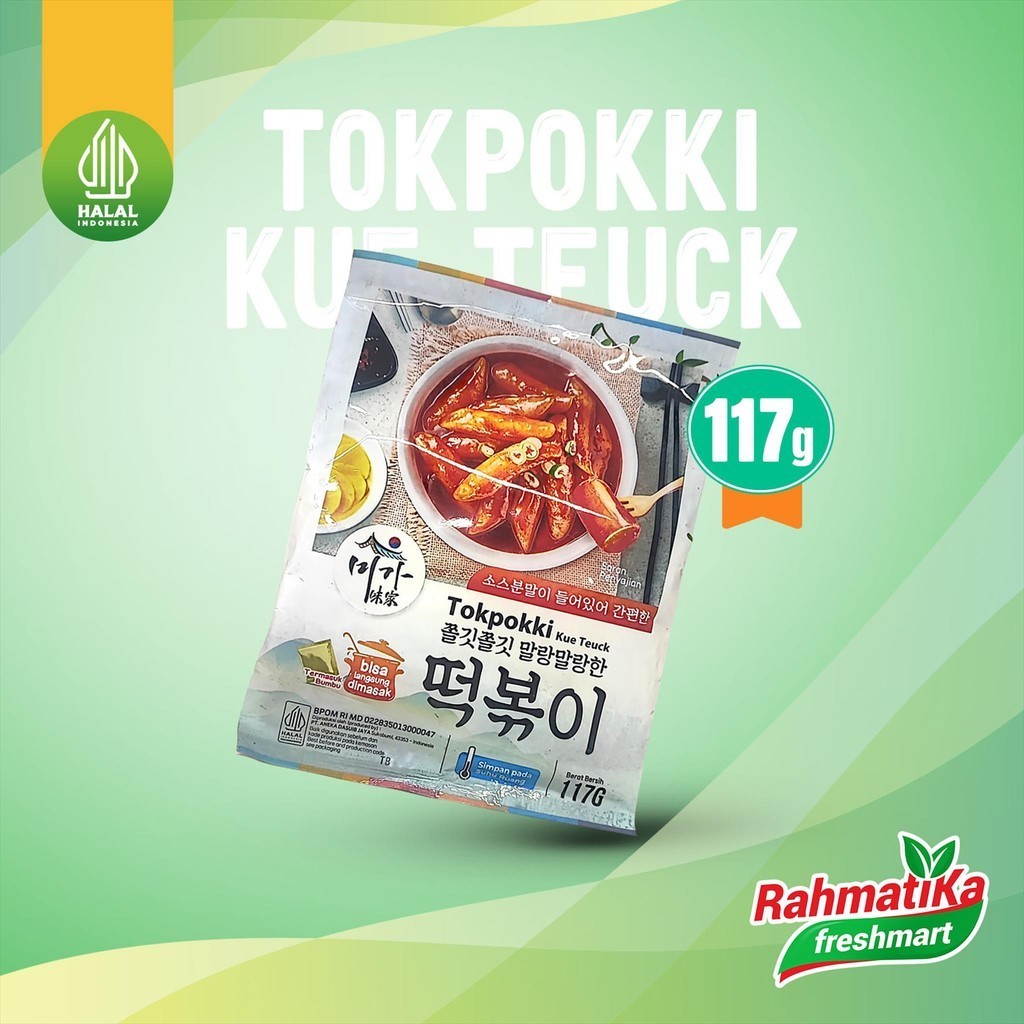 

Tokpokki Kue Teuck / Topokki Dry+Bumbu 117 gr