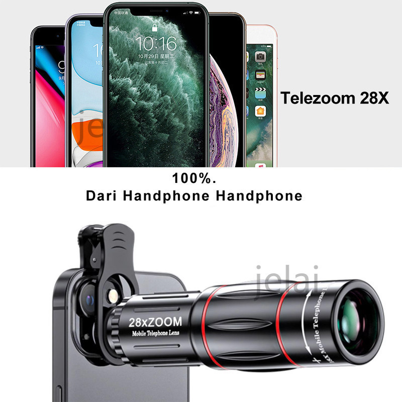Apexel 28X Lensa Zoom HP Lensa Apexel 18x25 Original Telezoom Apexel 18X Lensa Handphone Kamera HP U