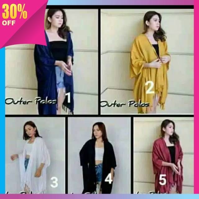 OuterWear Wanita Keren Korean Style Kekinian Murah / Cardigan Polos Bali. Cardigan Bali. Cardigan Et