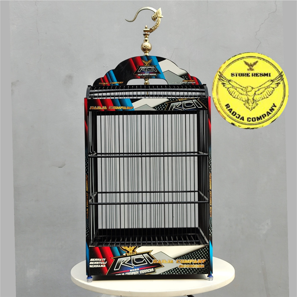 [SANGKAR RADJA] SANGKAR KOTAK DECAL RCI EKSLUSIF TERBARU SANGKAR KOTAK KACER FIBER BERKUALITAS