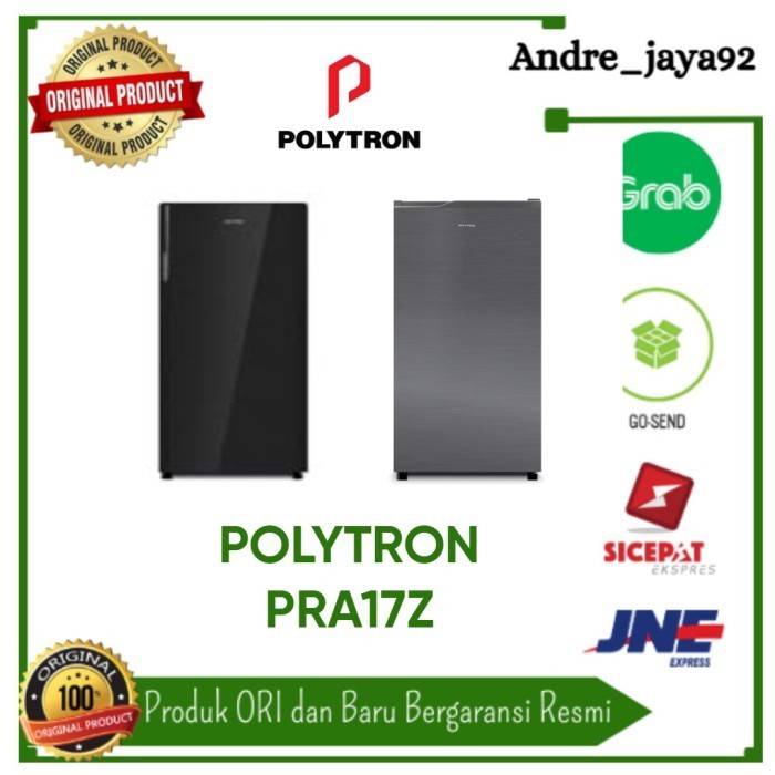 POLYTRON Kulkas 1 Pintu Belleza 170 liter PRA 17Z