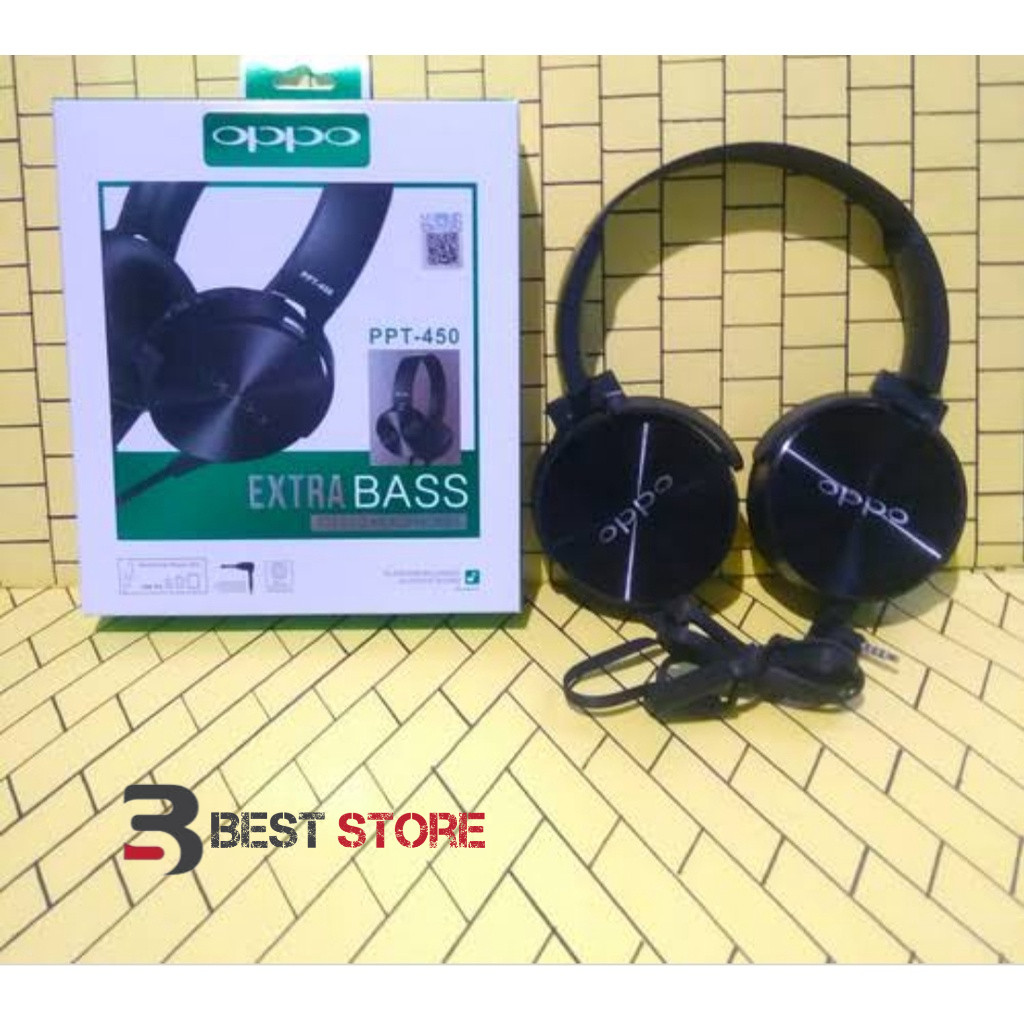 Best Store Headphone Handsfree bando PPT-450 branded Murah
