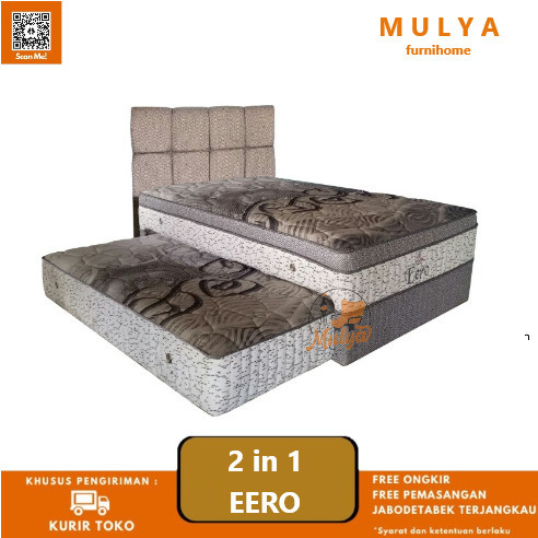 Spring bed 2 in 1 / Kasur Sorong/ Teampat tidur spring 2in1