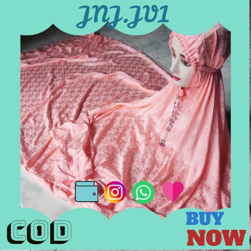 5.5 BIG SALE mukena terusan bahan sutra blitz warna