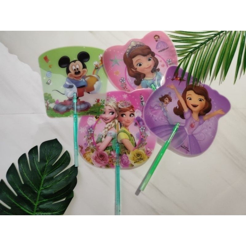 KIPAS PELUIT KARAKTER LUCU / KIPAS TANGAN KARAKTE