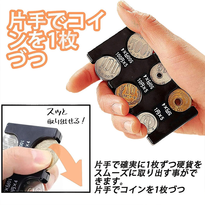Japan Coin Organizer Dispenser Tempat Koin Jepang Yen Dompet