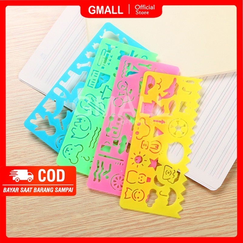 

Set 3 Penggaris Pengaris Plastik Gambar Pola Perlengkapan Sekolah GMALL ST0022