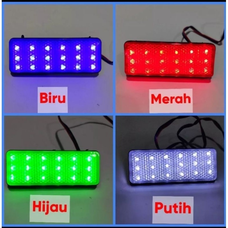 TERLARIS LAMPU REM LED STOP TAMBAHAN VARIASI SENJA DIAM REM KEDIP 2 MODE LAMPU BELAKANG MATA KUCING 