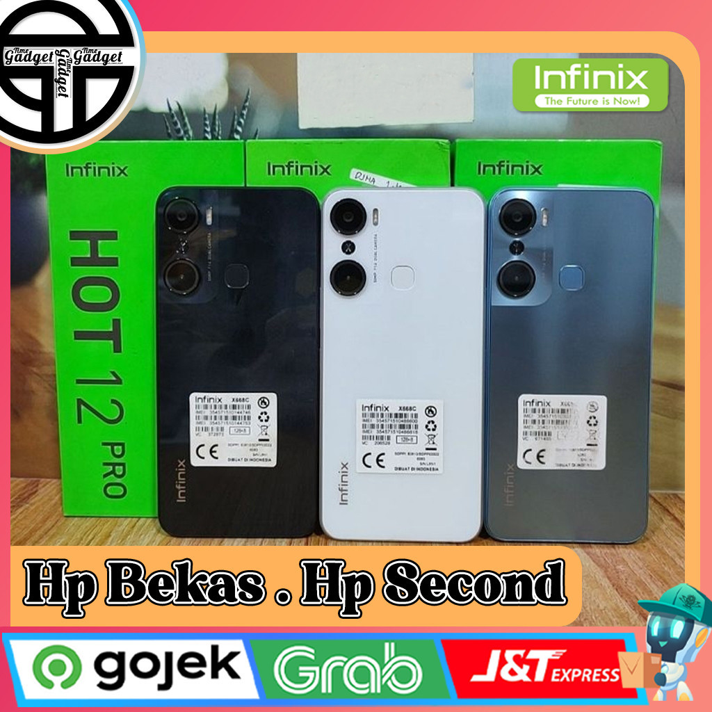 Infinix Hot 12 Pro Ram 8 Rom 128GB Second Original Resmi Indonesia