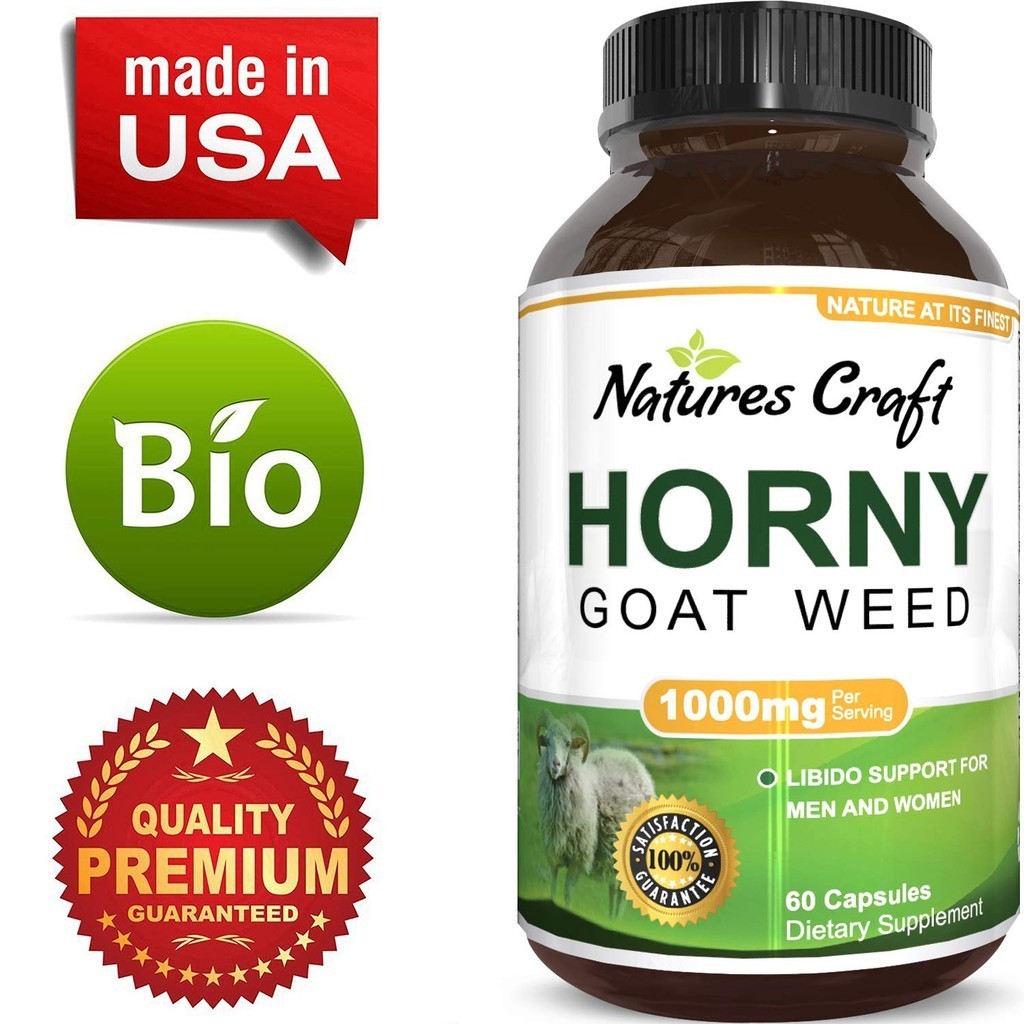 Horny Goat Weed Herbal Complex Extract for Men and Women - Ginseng