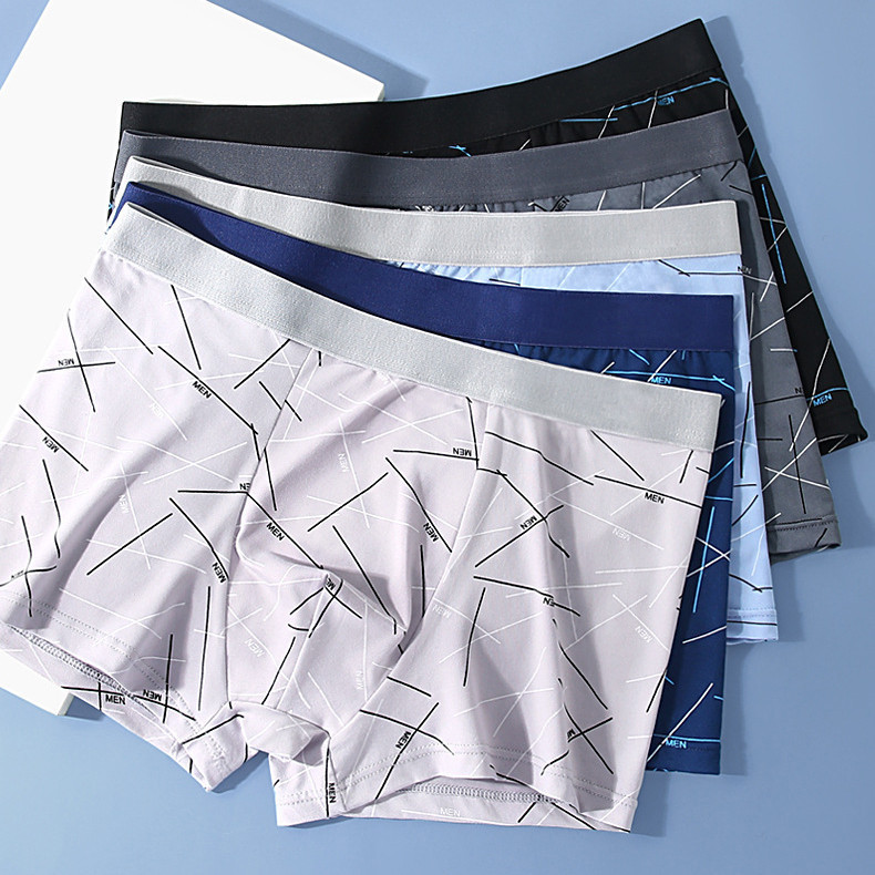 Menutup Sudut Datar Celana Dalam Pria Boxer Celana Dalam Boxer Pria Underwear Pria Premium Celana Da