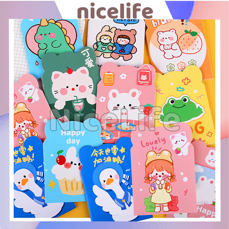 

Buku Tulis Catatan Memo / Cartoon Book Notepad Karakter Buku Tulis Memo Kecil / Notebook Mini Motif Karakter Kartun