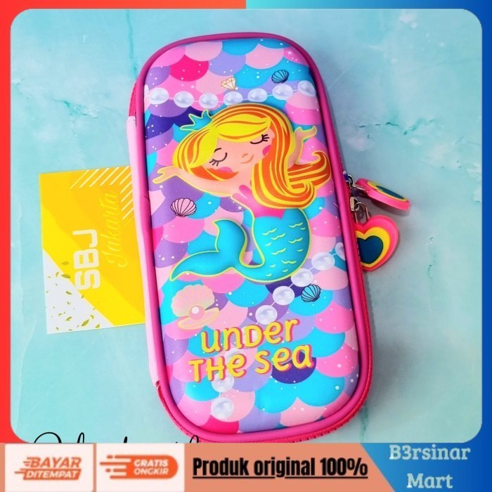 

[[KUALITAS TERBAIK]] Tempat pensil Kotak pensil smiggle Lookalike 3D Hardcase Waterproof Under the sea COD