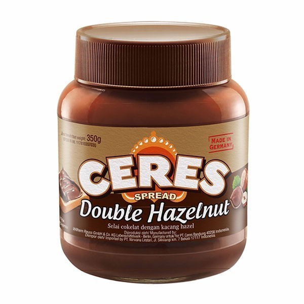 

Selai Ceres Spread Choco Double Hazelnut 350 G Diskon