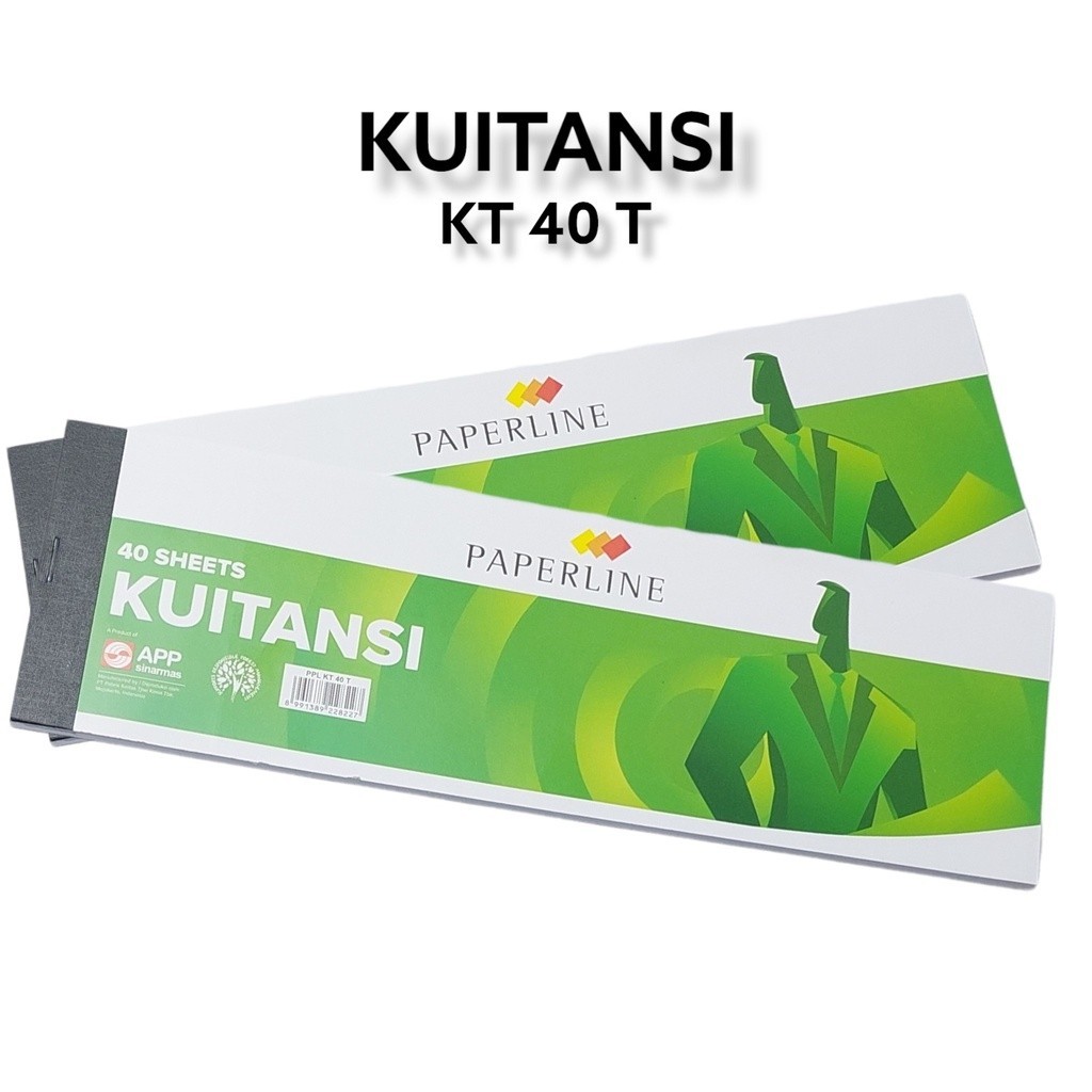 

Kwitansi / Buku Kwitansi Sedang KT 40 T Paperline 40 Sheets